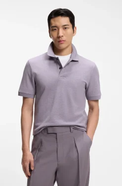 Pallas polo shirt in cotton piqué with embroidered logo