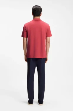 Pallas polo shirt in cotton piqué with embroidered logo
