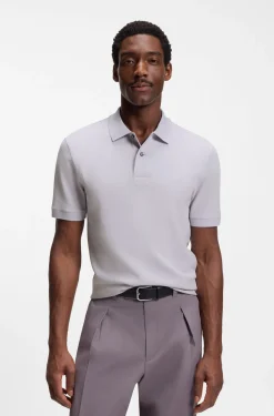 Pallas polo shirt in cotton piqué with embroidered logo