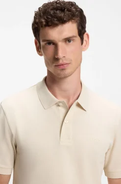 Pallas polo shirt in cotton piqué with embroidered logo