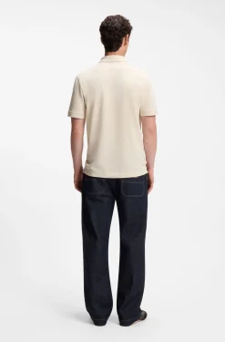 Pallas polo shirt in cotton piqué with embroidered logo