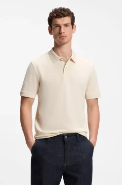 Pallas polo shirt in cotton piqué with embroidered logo