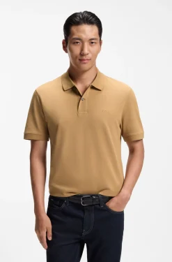 Pallas polo shirt in cotton piqué with embroidered logo
