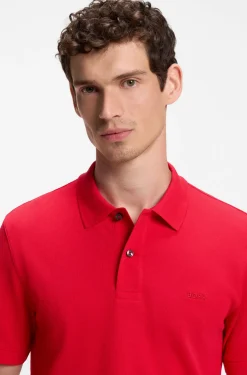 Pallas polo shirt in cotton piqué with embroidered logo
