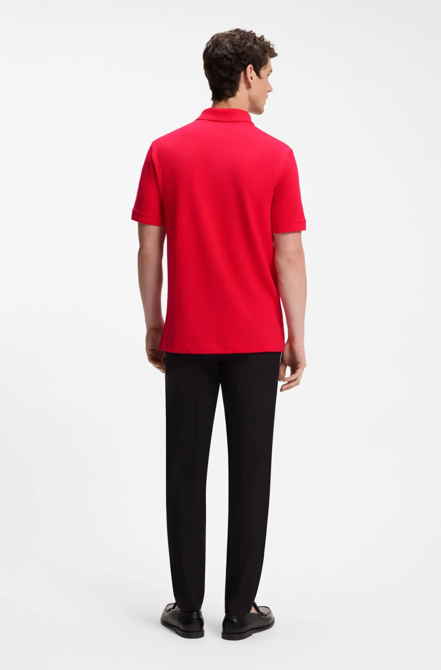 Pallas polo shirt in cotton piqué with embroidered logo