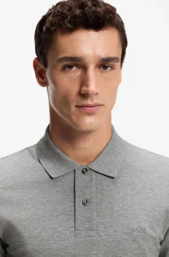 Pallas polo shirt in cotton piqué with embroidered logo