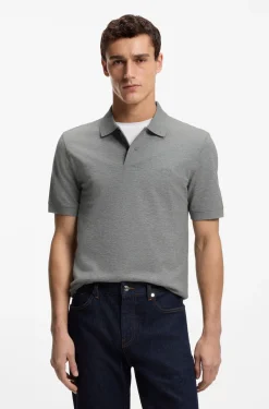 Pallas polo shirt in cotton piqué with embroidered logo