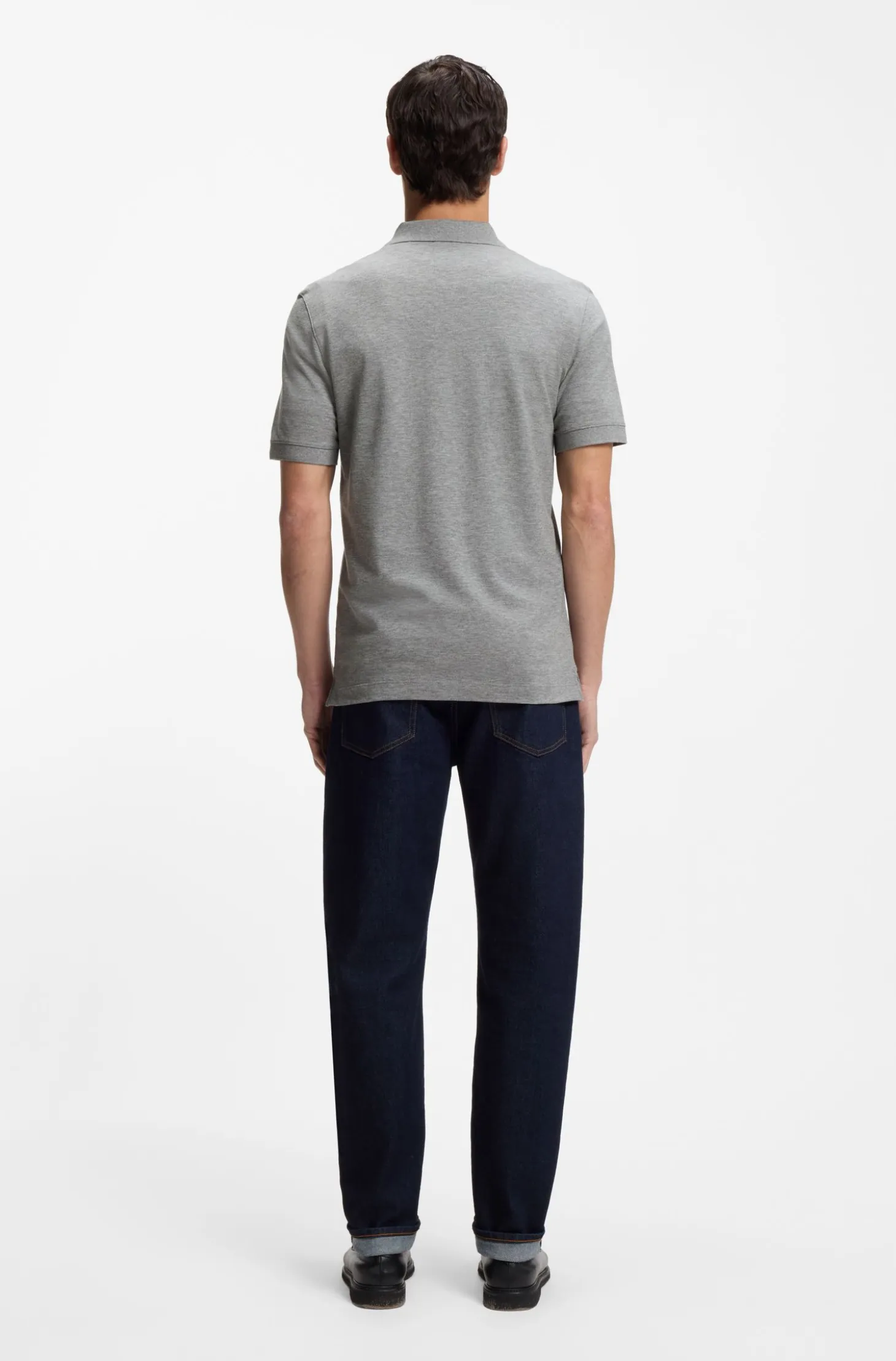 Pallas polo shirt in cotton piqué with embroidered logo