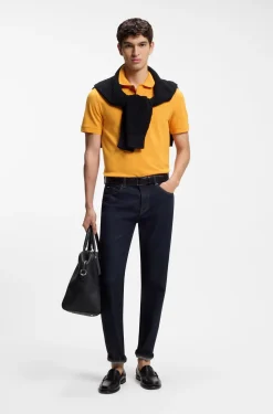 Pallas polo shirt in cotton piqué with embroidered logo