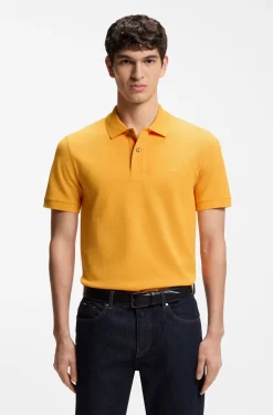 Pallas polo shirt in cotton piqué with embroidered logo
