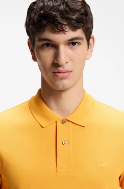 Pallas polo shirt in cotton piqué with embroidered logo