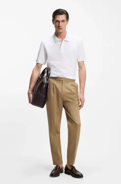 Pallas polo shirt in cotton piqué with embroidered logo