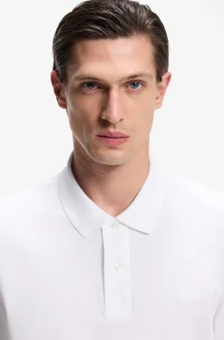 Pallas polo shirt in cotton piqué with embroidered logo