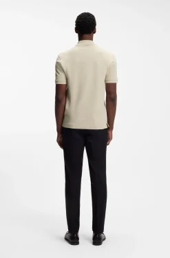 Pallas polo shirt in cotton piqué with embroidered logo