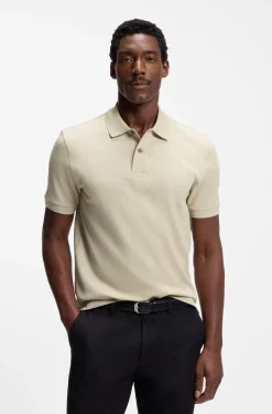 Pallas polo shirt in cotton piqué with embroidered logo