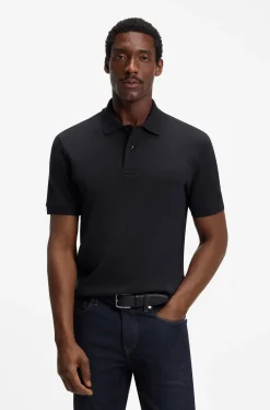 Pallas polo shirt in cotton piqué with embroidered logo