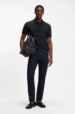 Pallas polo shirt in cotton piqué with embroidered logo
