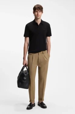 Pallas polo shirt in cotton piqué with embroidered logo