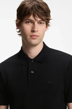 Pallas polo shirt in cotton piqué with embroidered logo