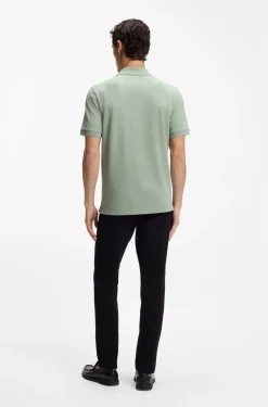Pallas polo shirt in cotton piqué with embroidered logo