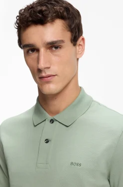 Pallas polo shirt in cotton piqué with embroidered logo