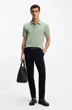 Pallas polo shirt in cotton piqué with embroidered logo