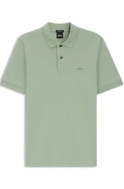 Pallas polo shirt in cotton piqué with embroidered logo
