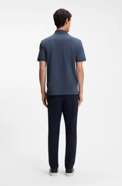 Pallas polo shirt in cotton piqué with embroidered logo