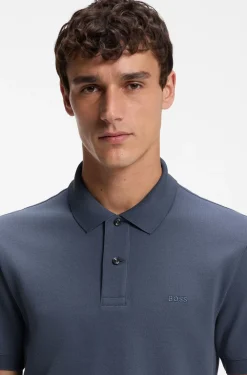 Pallas polo shirt in cotton piqué with embroidered logo