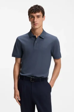 Pallas polo shirt in cotton piqué with embroidered logo