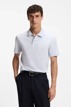 Pallas polo shirt in cotton piqué with embroidered logo