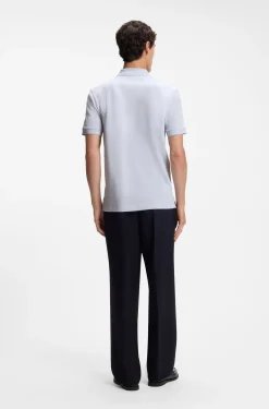Pallas polo shirt in cotton piqué with embroidered logo
