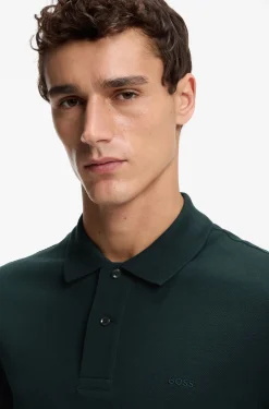 Pallas polo shirt in cotton piqué with embroidered logo