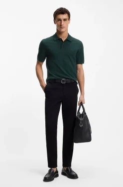 Pallas polo shirt in cotton piqué with embroidered logo