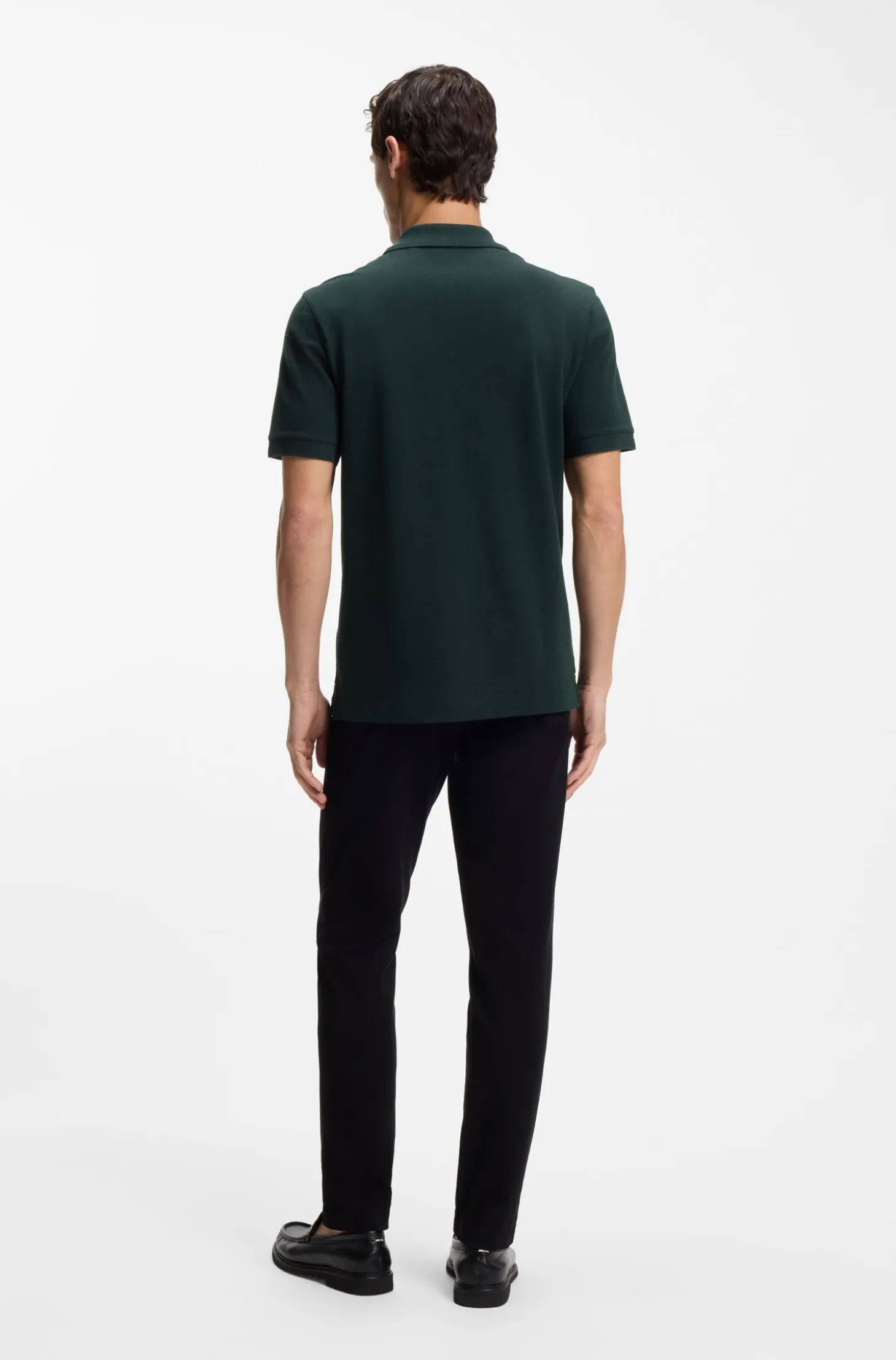Pallas polo shirt in cotton piqué with embroidered logo