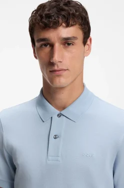 Pallas polo shirt in cotton piqué with embroidered logo