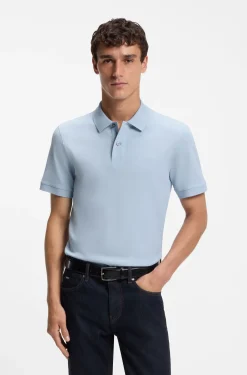 Pallas polo shirt in cotton piqué with embroidered logo