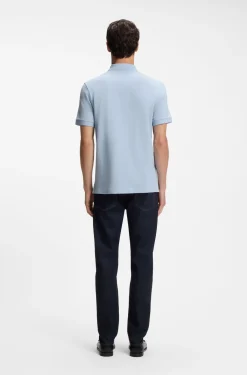 Pallas polo shirt in cotton piqué with embroidered logo