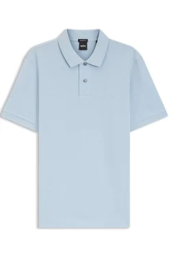Pallas polo shirt in cotton piqué with embroidered logo