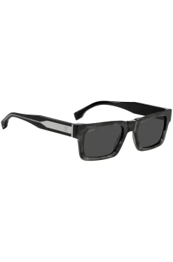 Patterned-acetate sunglasses with Double B monogram