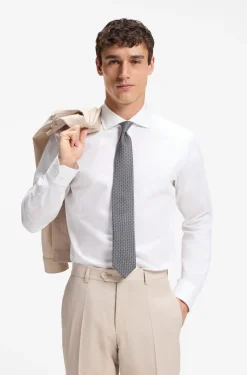 Patterned tie in Italian-made silk