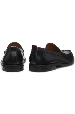 Penny loafers in brush-off leather