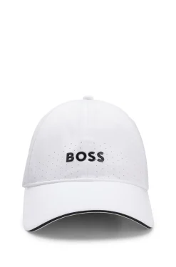 Perforated cap with gloss logo