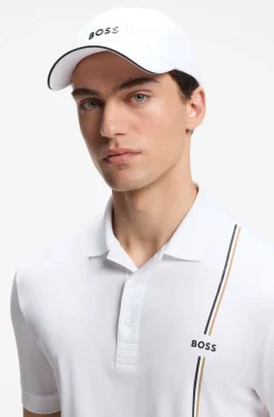 Perforated cap with gloss logo
