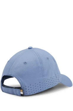 Perforated cap with gloss logo