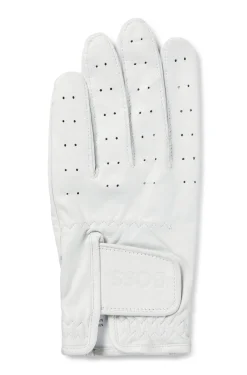 Perforated glove in nappa leather with riptape closure