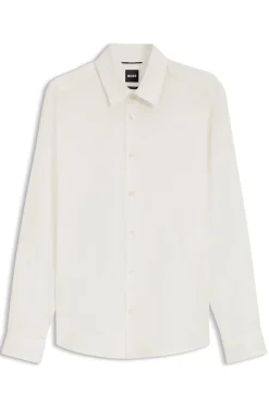 Performance regular-fit shirt with micro pattern