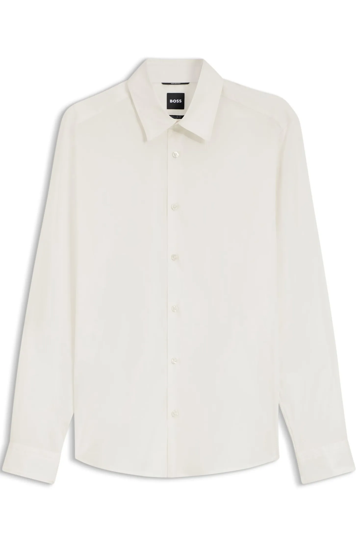 Performance regular-fit shirt with micro pattern