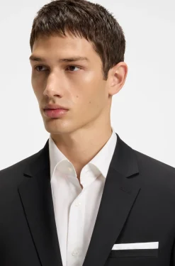 Pocket square in cotton poplin