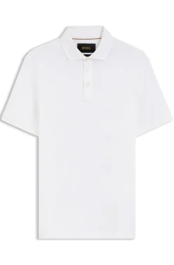 Polo shirt in mercerised cotton